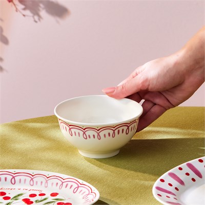 Karaca Cherry Time Fiyonklu Çerezlik 11 cm