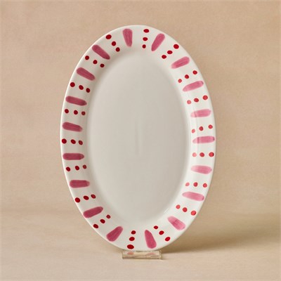 Karaca Cherry Time Kayık Tabak 30 cm