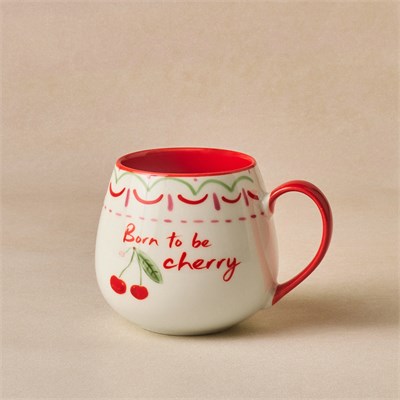 Karaca Cherry Time Kupa Kırmızı 355 ml