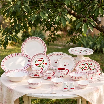 Karaca Cherry Time Noktalı Çerezlik 11 cm