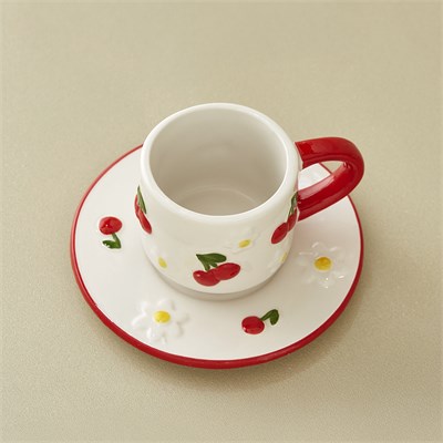 Karaca Cherrybloom 2 Kişilik Kahve Fincan Takımı 100 ml