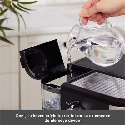 Karaca Coffee Art 2 in 1 Espresso ve Filtre Kahve Makinesi 1,5L 1800W