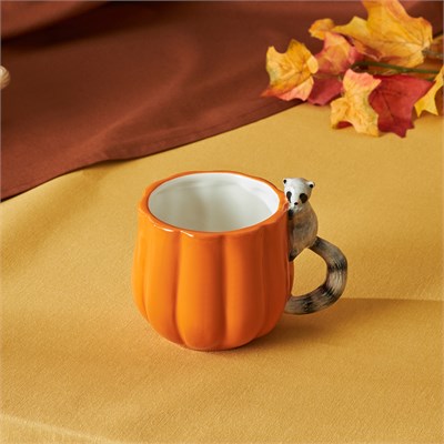 Karaca Cozy Bal Kabağı Rakun Kupa 320 ml