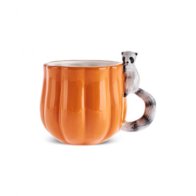Karaca Cozy Bal Kabağı Rakun Kupa 320 ml