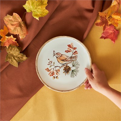 Karaca Cozy Kuş Pasta Tabağı 21 cm