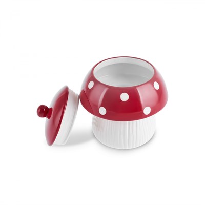 Karaca Cozy Mantar Saklama Kabı Kırmızı 520 ml