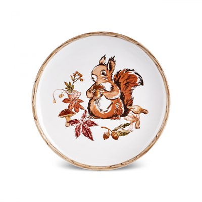 Karaca Cozy Sincap Pasta Tabağı 21 cm