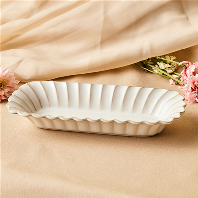 Karaca Daisy Derin Kayık Tabak 26 cm