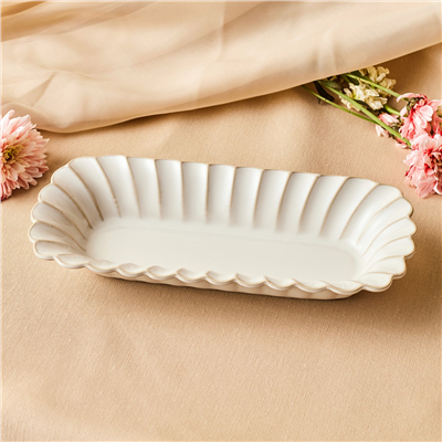 Karaca Daisy Derin Kayık Tabak 26 cm