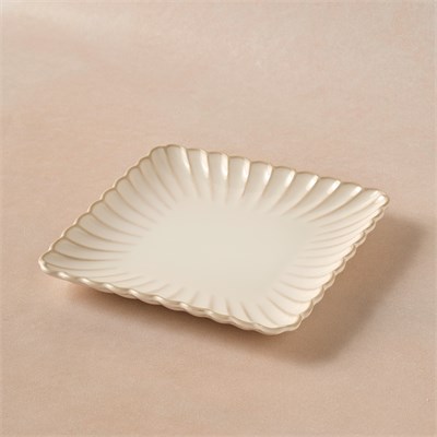 Karaca Daisy Kare Pasta Tabağı 20,5 cm