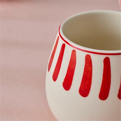 Karaca Deep Kupa Kırmızı 355 ml