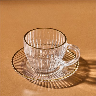 Karaca Duru 2 Kişilik Çay Fincan Takımı 220 ml