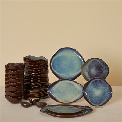 Karaca Earth Collection Cosmic 38 Parça 8 Kişilik Yemek Takımı