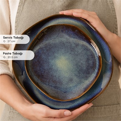 Karaca Earth Collection Cosmic 38 Parça 8 Kişilik Yemek Takımı