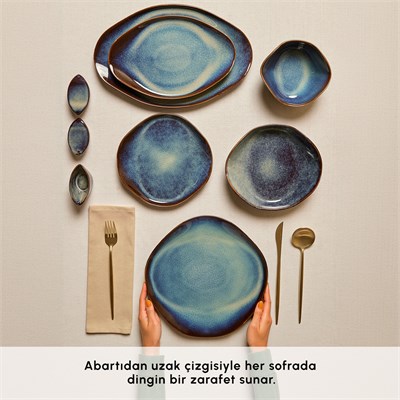 Karaca Earth Collection Cosmic 38 Parça 8 Kişilik Yemek Takımı