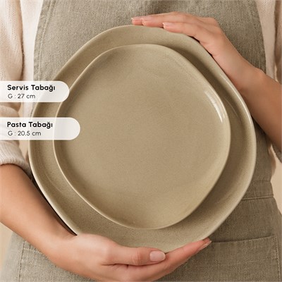 Karaca Earth Collection Epic 38 Parça 8 Kişilik Yemek Takımı