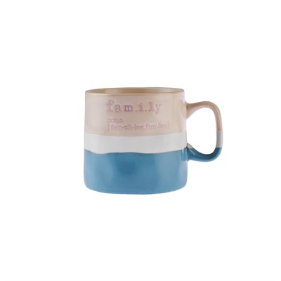 Karaca Family Mavi Kupa 320 ml