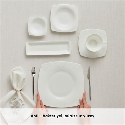 Karaca Fine Pearl Helen 26 Parça 6 Kişilik Kahvaltı Takımı