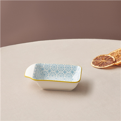 Karaca Floral Rectangle Çerezlik/Sosluk 10 cm