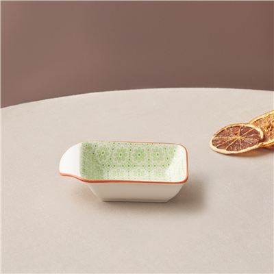 Karaca Floral Rectangle Çerezlik/Sosluk 10 cm