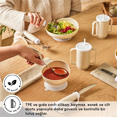 Karaca For All Kolay Kullanımlı Çatal Kaşık Bıçak