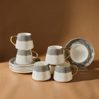 Karaca Globe 6 Kişilik Kahve Fincanı Takımı 90 ml