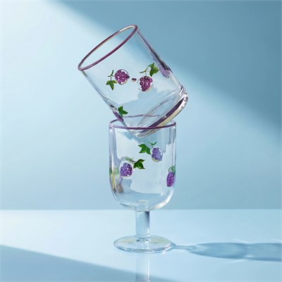 Karaca Grape Kadeh 390 ml Mor