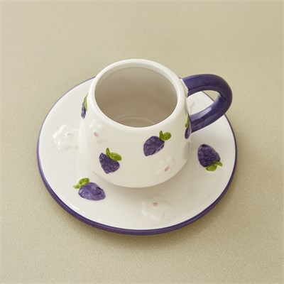 Karaca Grapebloom 2 Kişilik Kahve Fincan Takımı 100 ml