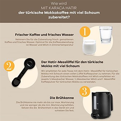 Karaca Hatır Mod Sütlü Türk Kahve Makinesi, 300 ml 5 Fincan, 735 W, Sütlü İçecek Ayarı, Otomatik Kapanma, Rose Gold