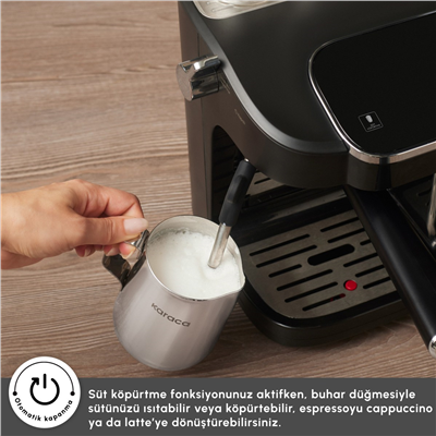 Karaca Hatır Perfetto Espresso ve 5 Fincan Kapasiteli Türk Kahvesi Makinesi