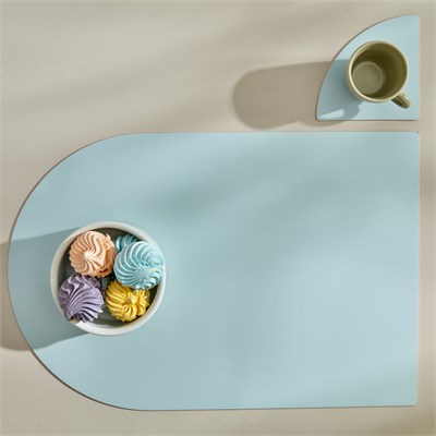 Karaca Home 2li Bardak Altlığı Set 11x11 cm Pembe Mavi