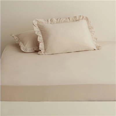 Karaca Home Basic %100 Pamuk Çift Kişilik Düz Çarşaf Adaçayı