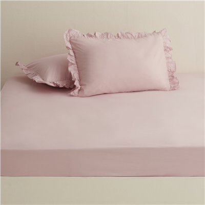 Karaca Home Basic %100 Pamuk Çift Kişilik Düz Çarşaf Adaçayı