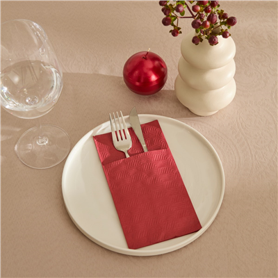Karaca Home Basic 16lı Cepli Kağıt Peçete 40X40 cm