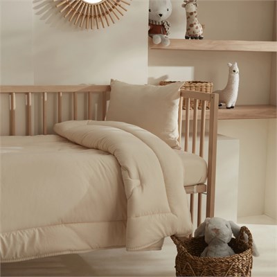 Karaca Home Bebek Bunny Kapitoneli Comfort Set Pudra