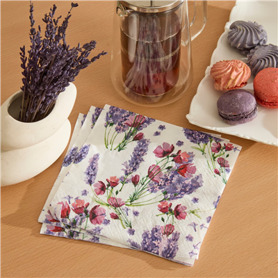 Karaca Home Bellis 20li Kiraz Desenli Kağıt Peçete