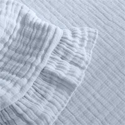 Karaca Home Blue Muse %100 Pamuk Nish Set Çift Kişilik Pike Takımı Mavi