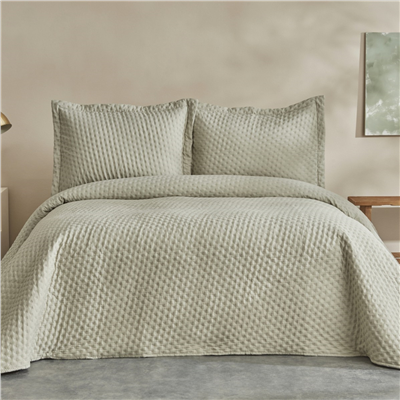 Karaca Home Breeze Soft Yatak Örtüsü Takımı Adaçayı