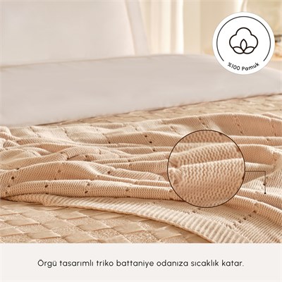 Karaca Home Bride Carina 80 Tel %100 Pamuk 8 Parça Evlilik Paketi Gold