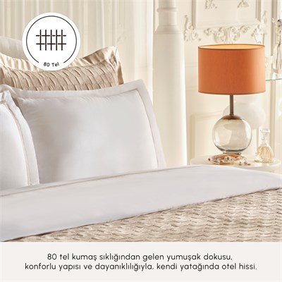 Karaca Home Bride Carina 80 Tel %100 Pamuk 8 Parça Evlilik Paketi Gold