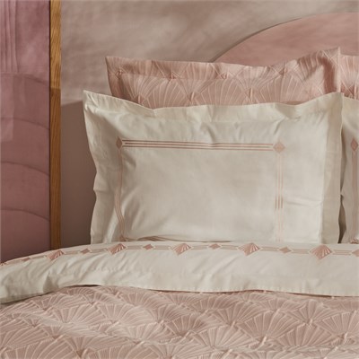 Karaca Home Diamond Çift Kişilik 7 Parça Düet Set Somon