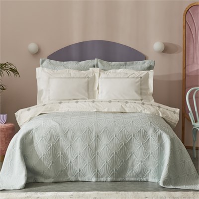Karaca Home Diamond Çift Kişilik 7 Parça Düet Set Mavi