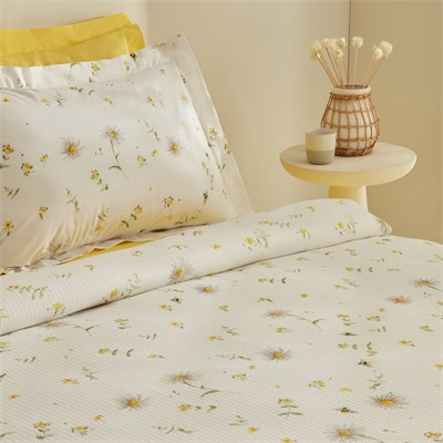 Karaca Home Emma %100 Pamuk Tek Kişilik Pike Takımı Sarı