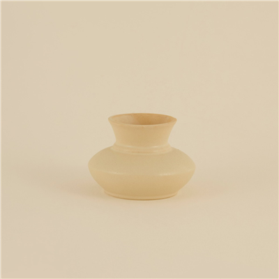 Karaca Home Enna Vazo Bej 14,5x14,5x22 cm