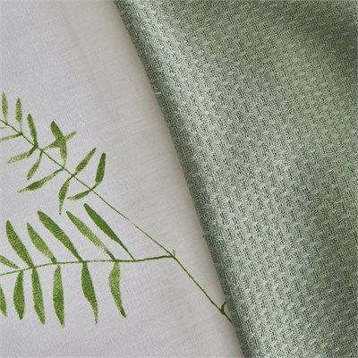 Karaca Home Herbal %100 Pamuk Çift Kişilik Nevresim Pike Hediyeli Takım Beyaz