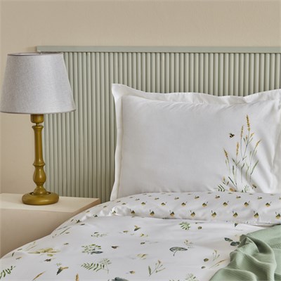 Karaca Home Herbal %100 Pamuk Çift Kişilik Nevresim Pike Hediyeli Takım Beyaz