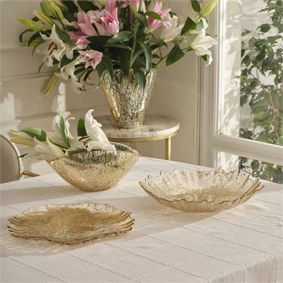 Karaca Home Jolie Dekoratif Tabak Gold 33 cm