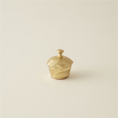 Karaca Home Lana Dekoratif Kutu Gold 8,8 x 8,5 x 9,5 cm