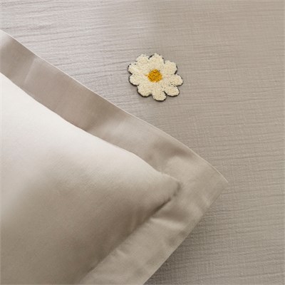 Karaca Home Liona %100 Pamuk Müslin Çift Kişilik Pike Takımı Gri