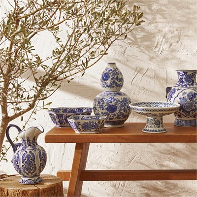 Karaca Home Lisbon Kulplu Vazo 18 cm